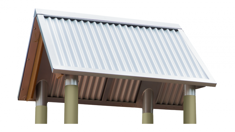 Corrugated Peak Roof