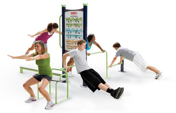 Station 3 - Squat, Dip, Push-Up & Balance Exercises